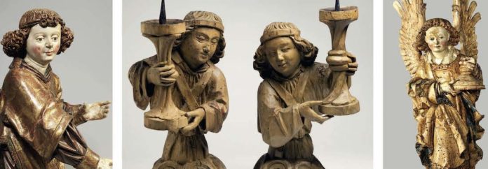 Engelleuchter im Germanischen Nationalmuseum aus der Zeit um 1500