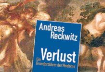 Bestimmen Verluste aktuelle Weltdeutung? Vertreibung aus dem Paradies: Emporenmalerei in der evangelischen Kirche St. Martin von Mihla in Thüringen sowie Buchcover. Fotos: epd/F + PR